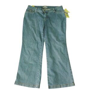 Lee women's Natural Bootcut jean blue medium wash 16W Petite NWT